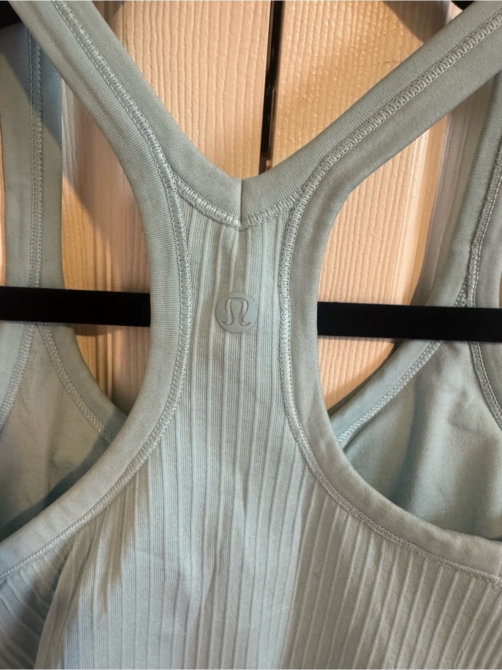 lululemon athletica Light Blue Ribbed Racerback Tank - Picture 3 of 3